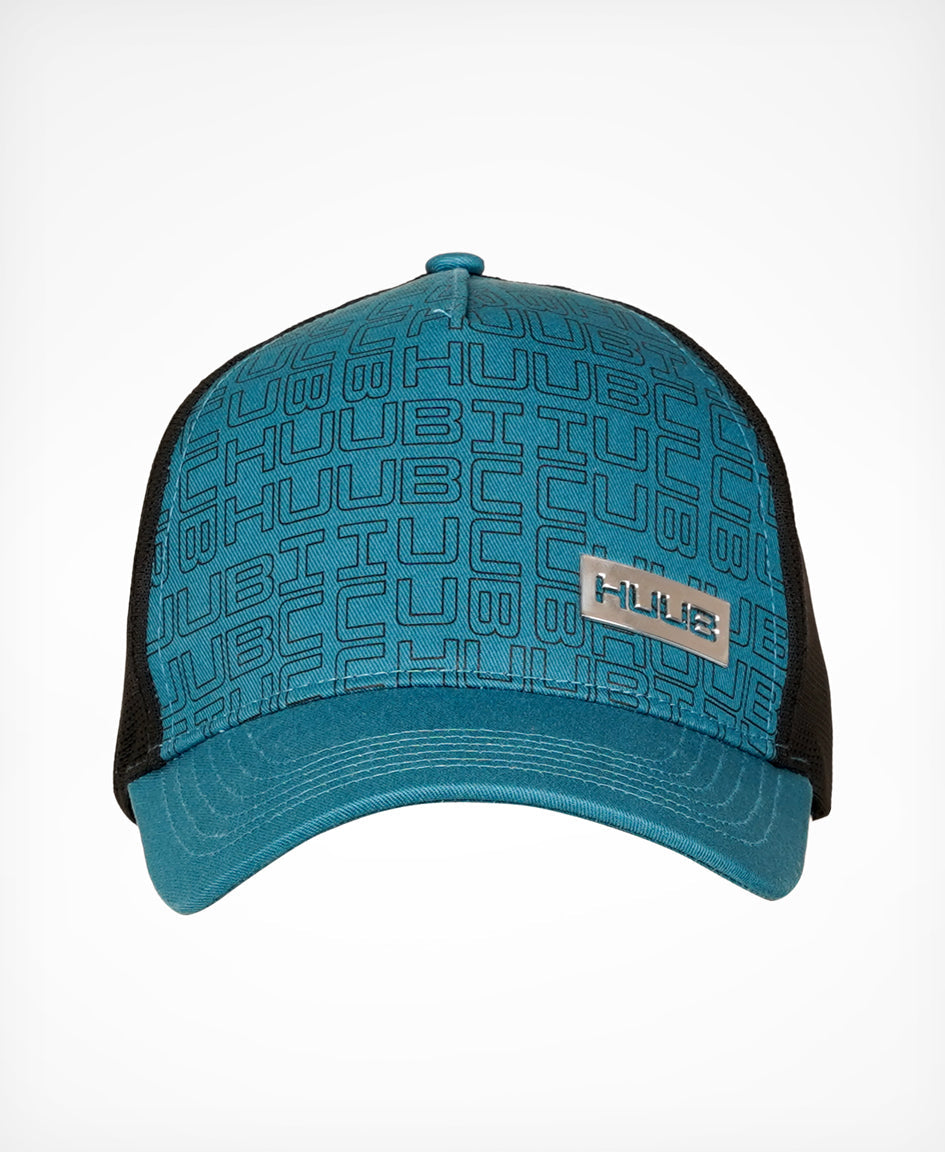 HUUB Running Baseball Cap in Black/White colour option for running and race-day kit.