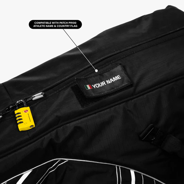 Scicon Aerocomfort 3.0 road bike travel bag with padded compartments and sturdy wheels for secure cycling gear transport