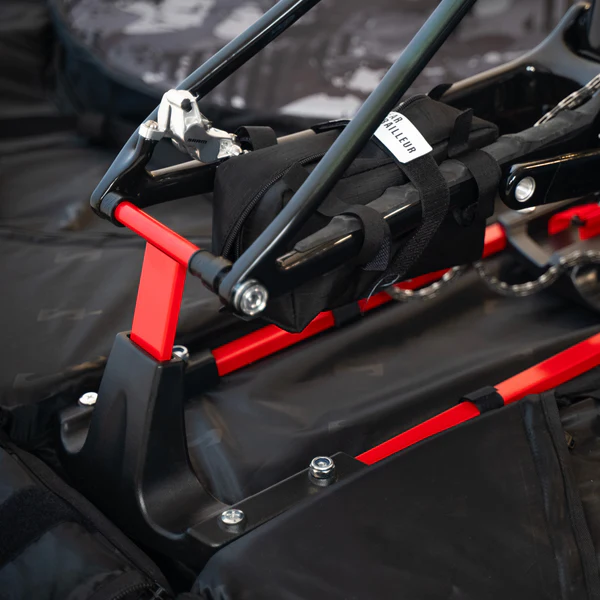 Scicon Aerocomfort MTB mountain bike travel bag with padded exterior and reinforced straps for secure transport.