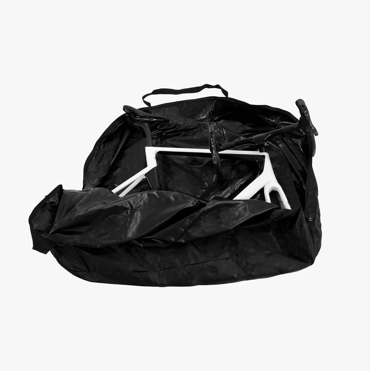 Scicon compact pocket bike travel bag with padded compartments and sturdy zippers, designed for easy transportation of small bikes.